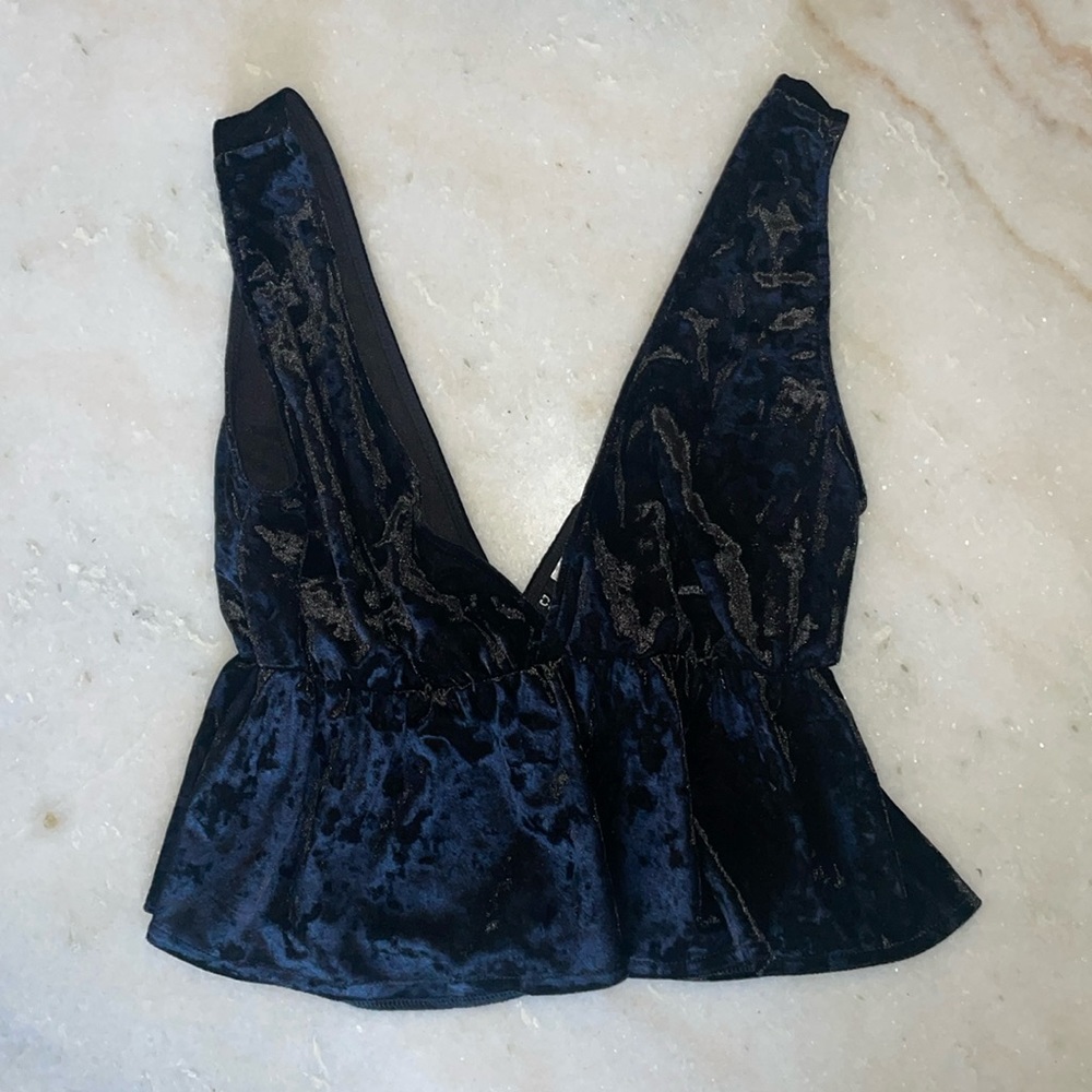 Black Velvet Top